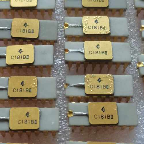 询价-镀金芯片：型号：C181B：未用：军工单位库存