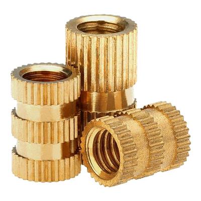 铜滚花螺母注塑螺母盖驰