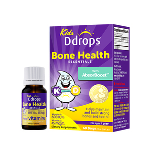 Ddrops滴卓思儿童维生素D3K2滴剂宝宝VD一岁以上D3