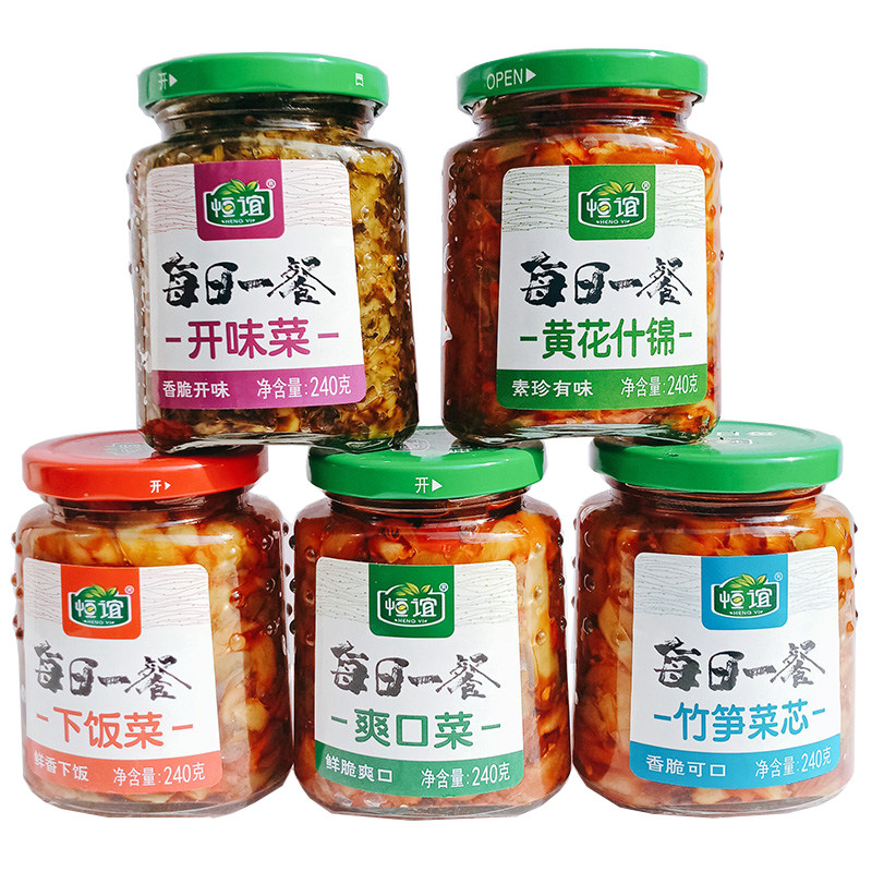 什锦爽口竹笋下饭酱佐餐开味菜