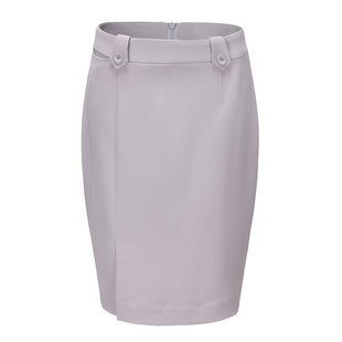 2026新款招行行服裙子工作服灰色短裙套装制服包臀半身裙工装