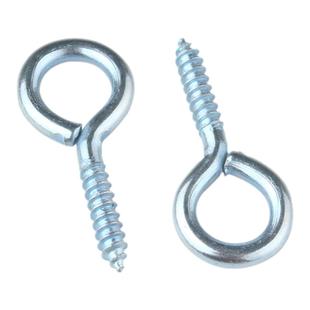 羊眼圈自攻螺丝钉 挂钩吊环铁钩子灯钩带环羊眼钉 羊眼螺丝带圈