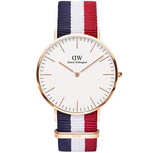 DW男士手表 CLASSIC经典石英表 时尚大表盘腕表男送礼