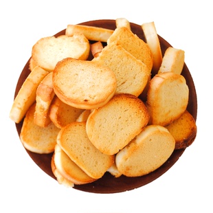 绥德汉馍片 饼干手工馍丁散装烤馍片零食小吃膜片整箱早餐食品5斤