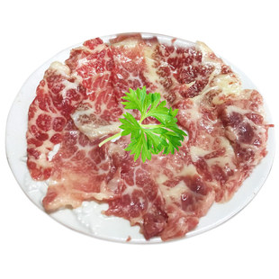 雪花牛肉200克 潮汕牛肉火锅农家散养新鲜生牛肉脖仁生鲜雪花牛排