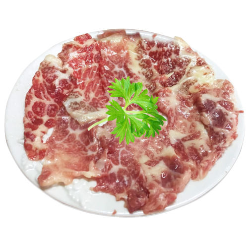 雪花牛肉200克 潮汕牛肉火锅农家散养新鲜生牛肉脖仁生鲜雪花牛排