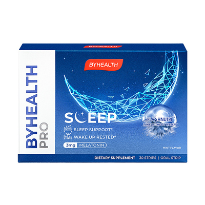 BYHEALTH褪黑素闪睡片30片/盒*2