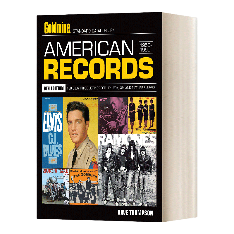 英文原版 Standard Catalog of American Records 1950-1990 1950-1990年美国唱片标准目录 英文版 进口英语原版书籍