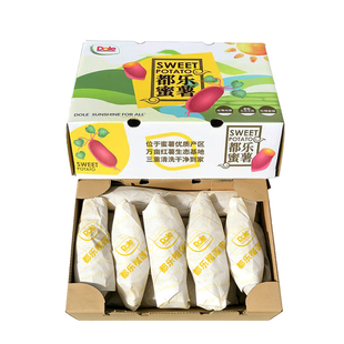 dole 都乐 红薯农家地瓜4.5斤新鲜蔬菜榴莲蜜薯礼盒香甜无丝