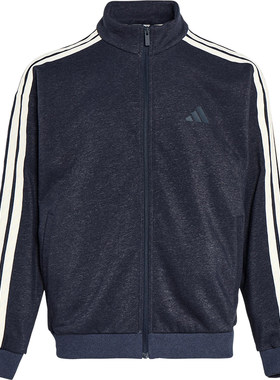 Adidas/阿迪达斯正品2025冬季款男士运动仿牛仔立领外套KR2487