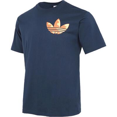 阿迪达斯男子圆领短袖运动T恤