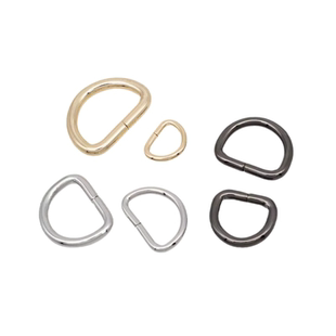 衣心布儿厚实浅金色日字扣口字扣D字扣圆环针扣龙虾扣开口环配件