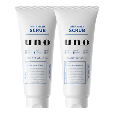 uno吾诺男士专用洗面奶去黑头收缩毛孔清爽控油洁面乳清洁磨砂