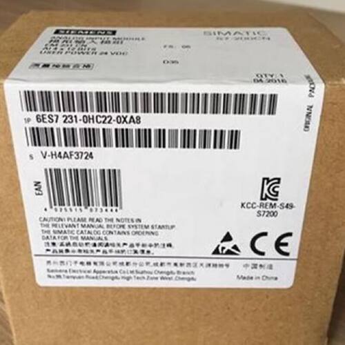 议价西门子6ES72310HC220XA8S7200CPU模块输入6ES7231-0HC22-0XA8