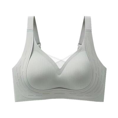 乳胶无痕运动内衣女薄防下垂文胸