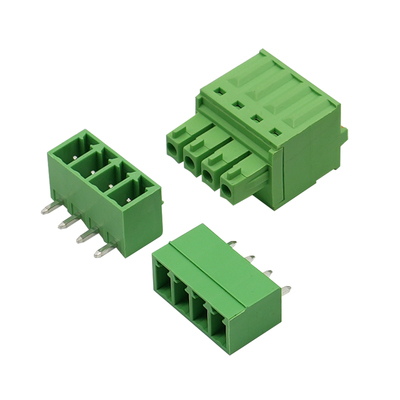 3.81/3.5弹簧插头PCB直/弯脚针座