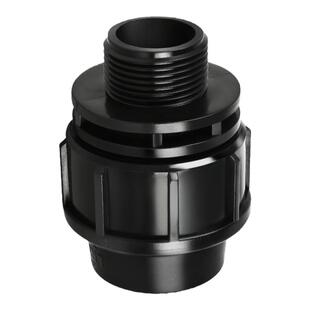 pe水管接头配件大全外丝直接4分6分一寸快接管件免热熔快速活接头