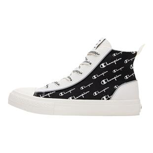 Champion冠军女鞋高帮帆布鞋小白鞋夏季新款鞋子男休闲运动鞋板鞋