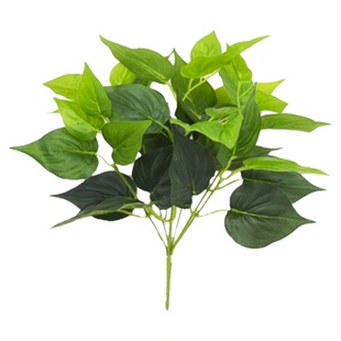 单支米兰绿萝插花假花仿真塑料花束绿色植物绿叶假草花槽隔断装饰