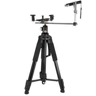 无磁激光罗盘支架红外线360度旋转罗经杖户外专用三脚架定位仪