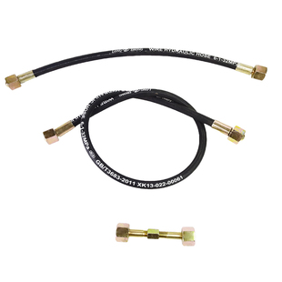 二氧化碳氧气氩气瓶高压过气管大瓶转小瓶充气过桥高压软管连接器