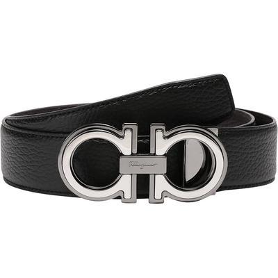 菲拉格慕可裁剪双面皮带腰带