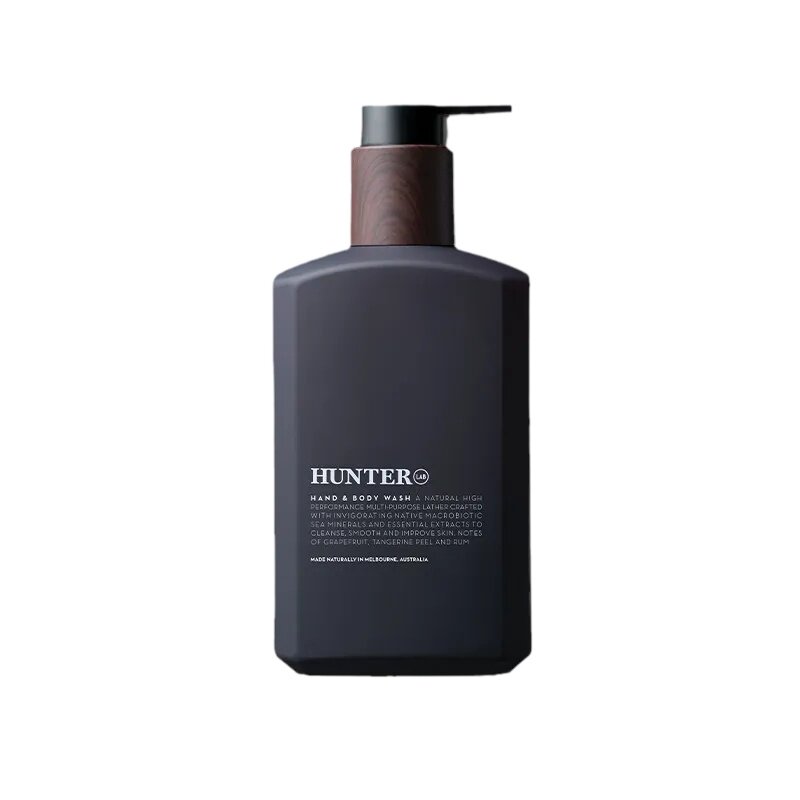 澳洲直邮hunter lab海盐清透身体洁肤露护发素550ml