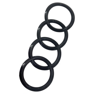 上汽奥迪A7L黑色车标改装45 55TFSI四驱后尾四环装饰标志排量贴