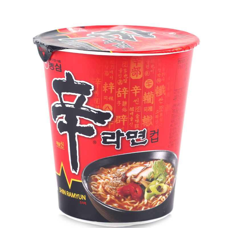韩国进口农心辛拉面桶装