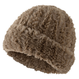 Winter Warm Faux Bucket Hat Women Top Travel Cap 毛绒冷帽女