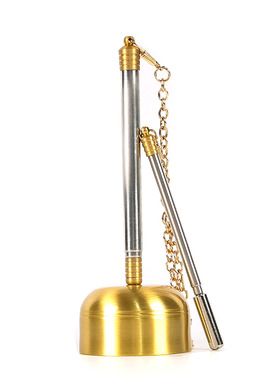 台湾伸缩引罄纯铜台湾工艺