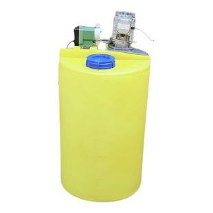 实验室小型一体化加药装置 投药搅拌桶 可调速搅拌机装置溶药设备