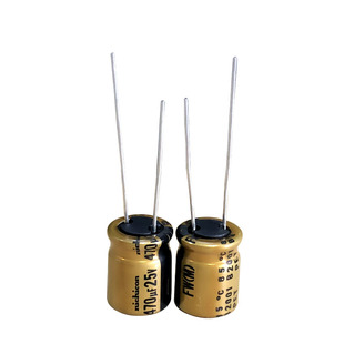 NICHICON FW黄金色 音频发烧电容 50V10UF 5X11 尼吉康 10UF50V