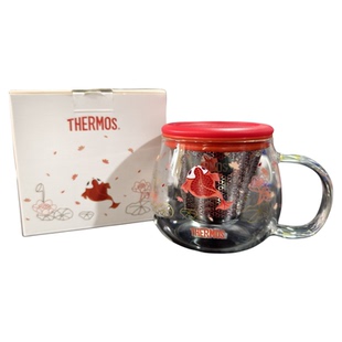 清货 膳魔师花茶杯带不锈钢茶漏花茶水杯 耐高温玻璃杯 卖完不补