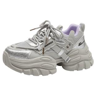 回力女鞋春季厚底老爹鞋女款2026新款爆款百搭休闲鞋子减震运动鞋