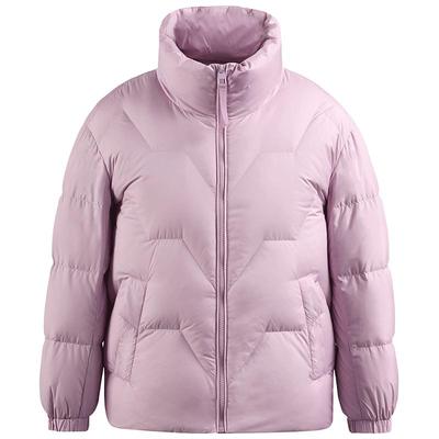 雪中飞鹅绒短款羽绒服设计感立领
