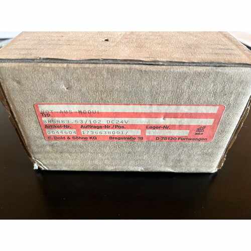 售前询价全新正品DOLD多德BN5983.53/102 DC24V安