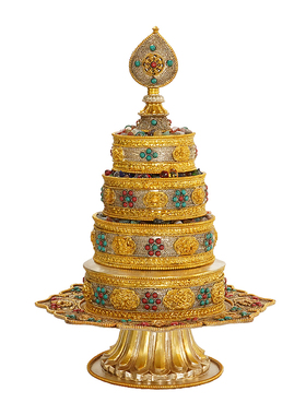 藏式尼泊尔款进口曼扎盘