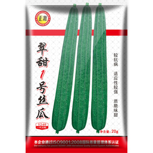 和利农 正源翠甜1号棱丝瓜种子杂交早熟角瓜种籽子农家高产蔬菜孑