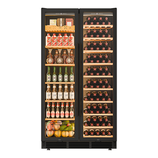 Bacchus/芭克斯YC-710恒温红酒柜家用商用双温风冷一体双门250瓶