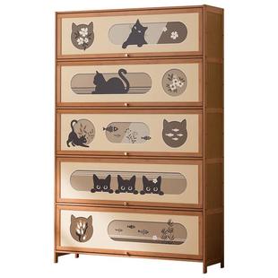 鞋柜家用门口入户收纳柜一体靠墙玄关鞋架子多层简易置物2025新款