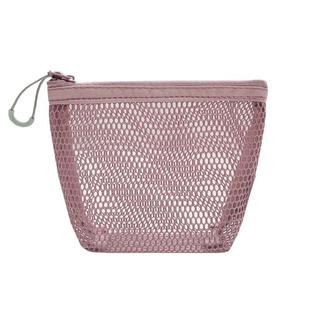 便携式化妆包女化妆品网纱收纳包2025新款迷你小型随身口红补妆包