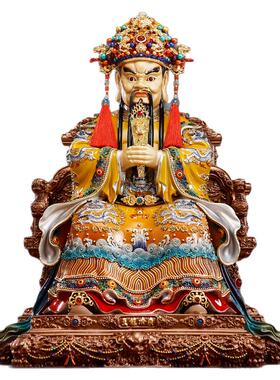 圆通工艺全铜广济龙王五爷神像