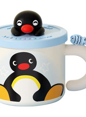 言仓Pingu联名马克保温杯