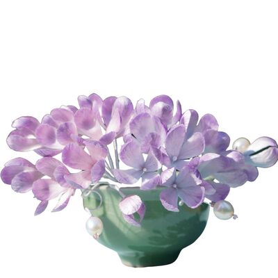非遗绒花国风diy发簪顺丰包邮