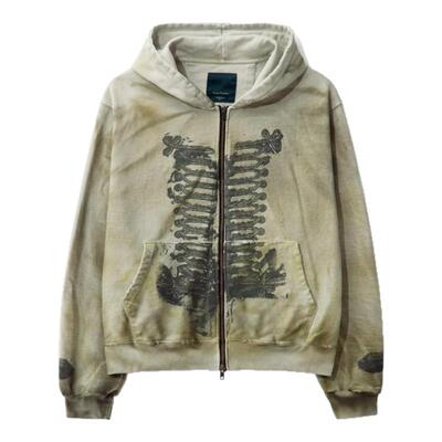 UNDERMYCAR Napoleon Dirty Washed Zipped 外套帽衫卫衣男HBX