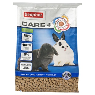 【现货】德国威霸兔粮成兔粮护理饲料护理高纤维幼兔老兔粮1.5kg