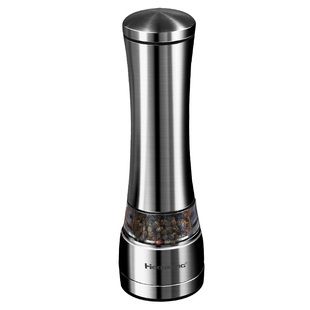304不锈钢黑胡椒研磨器家用手动现磨花椒粉碾磨神器海盐粒调味瓶