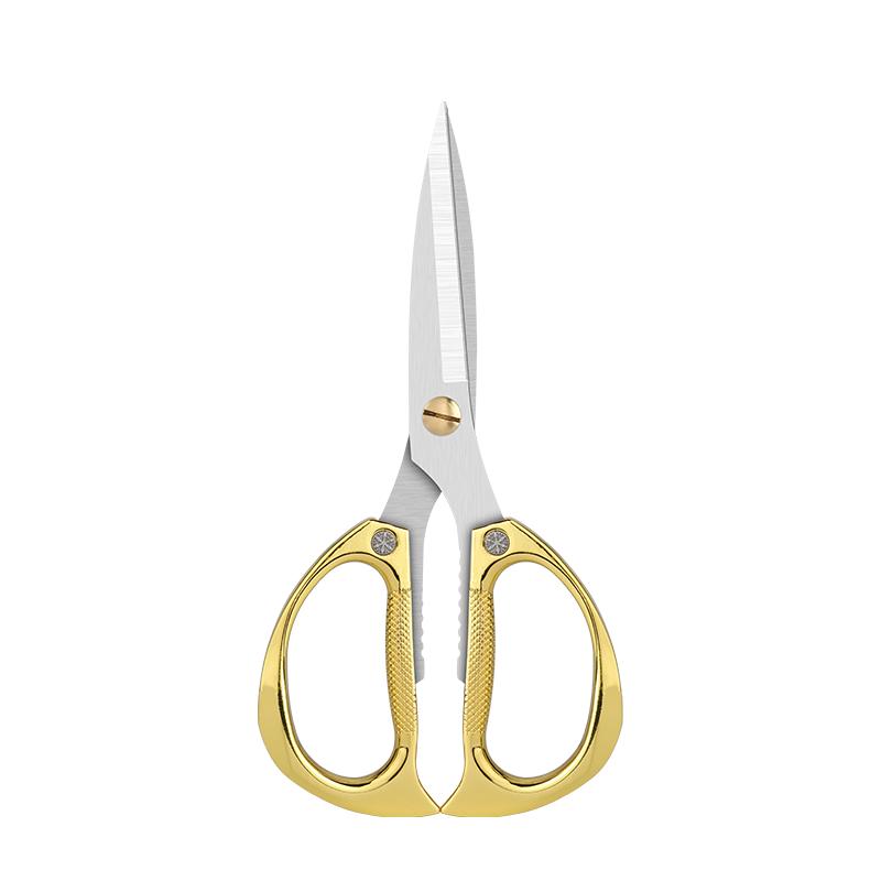 不锈钢剪刀家用锋利大号强力厨房剪尖头细长裁缝剪布手工剪纸专用