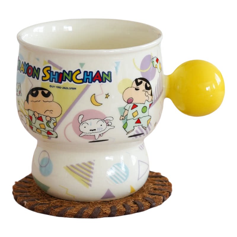 正版蜡笔小新陶瓷杯马克杯咖啡杯